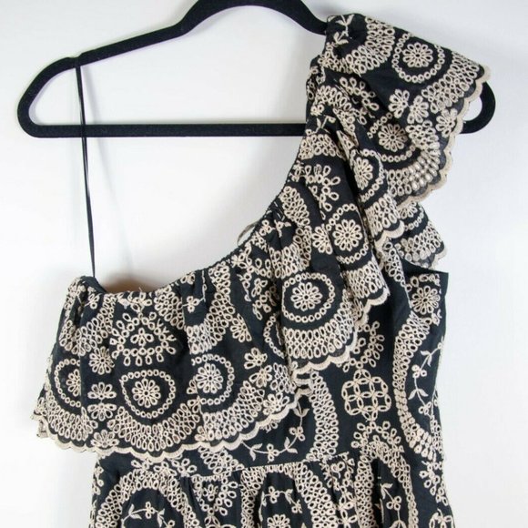 Love Shack Fancy Black 'Pamela' Cotton Dre… - Picture 5 of 5